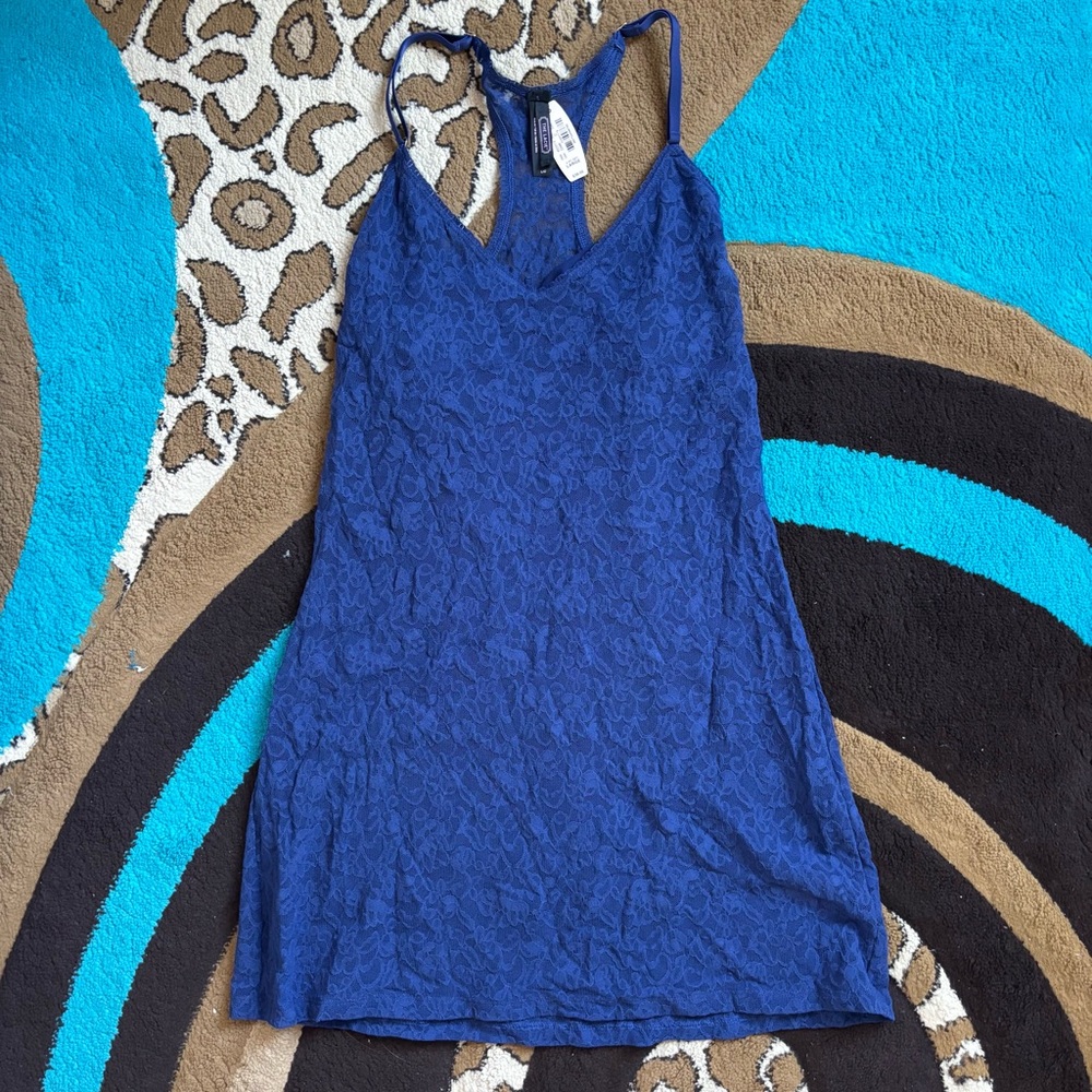Victoria's Secret Blue Lace Nightie Dress